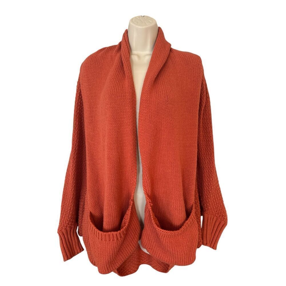 Miss Sparkling Dolman Sleeve Over sized Cardigan Sweater Womens Size Medium
